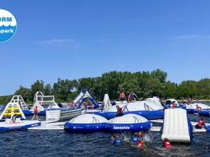 1 uur toegang tot Storm Aquapark Leiden incl. uitleg + zwemvest