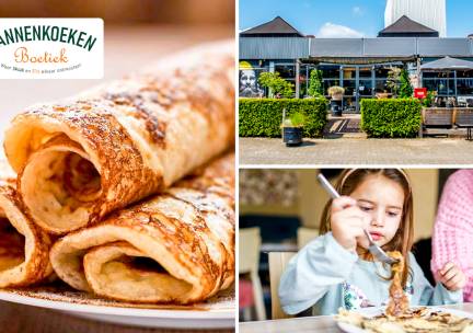 Warme drank + gebak of broodplank + pannenkoek bij Pannenkoeken Boetiek