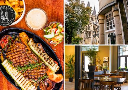 Late 2-gangenlunch of early 2-gangendiner bij Brasserie Ãglise