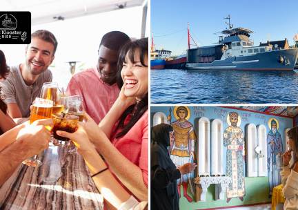 Bierproeverij + rondleiding + rondvaart (90 min)