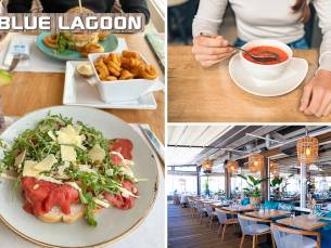 2-gangen keuzelunch bij Strandpaviljoen Blue Lagoon