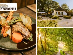 4-gangendiner van de chef bij Boerderij Balkbrug