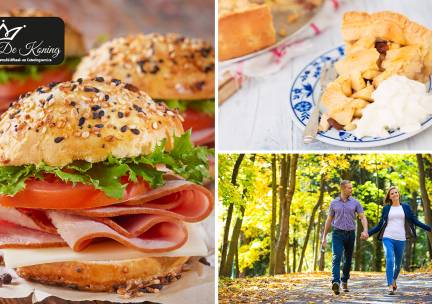 Wandelarrangement incl. gebak en 2-gangenlunch bij De Koning