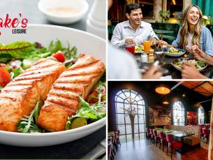 2-gangen keuzelunch bij Lake's Leisure