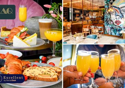 Luxe ontbijtbuffet + glas mimosa bij Restaurant JAQ