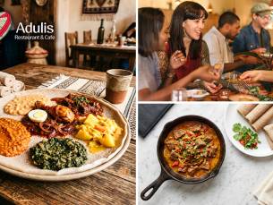 Oost-Afrikaanse 2-gangen lunchproeverij bij Adulis Restaurant