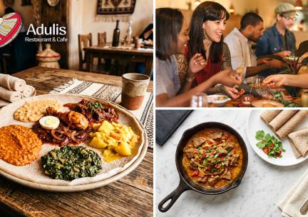 Oost-Afrikaanse 2-gangen lunchproeverij bij Adulis Restaurant