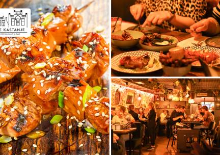 3-gangen shared dining-diner bij Restaurant De Kastanje