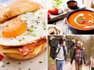 2-gangenlunch + evt. wandeling