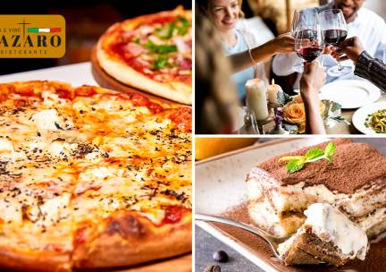 Italiaans 4-gangen keuzediner bij Restaurant Lazaro