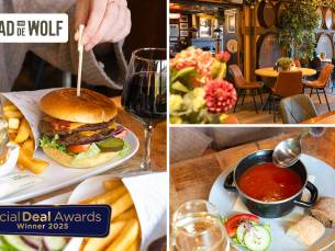 Hoofdgerecht of 2-gangen keuzediner bij CafÃ© Aad de Wolf