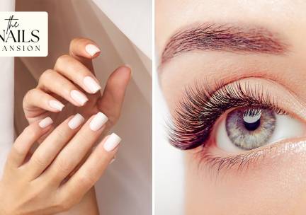 Wimperextensions of nagelbehandeling naar keuze