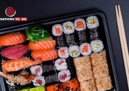 Sushibox naar keuze (22, 34 of 48 stuks) voor afhaal