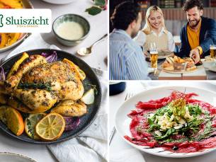 3-gangendiner Ã  la carte bij CafÃ© Restaurant Sluiszicht