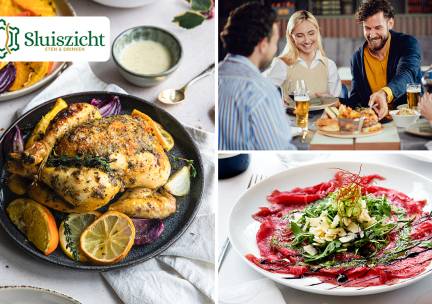 3-gangendiner Ã  la carte bij CafÃ© Restaurant Sluiszicht