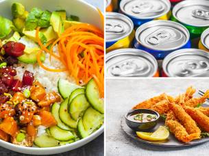 Pokébowl + bijgerecht + drankje naar keuze