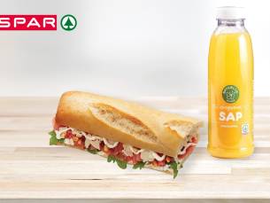 Broodje naar keuze + sapje bij SPAR