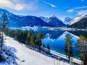 Wintersportvakantie in een hotel met wellness & de skibushalte voor de deur in Maurach am Achensee, Tirol incl. ontbijt, Achensee Card + GRATIS parkeren!