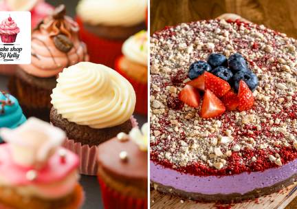 Cupcakes of bavaroistaart naar keuze voor afhaal