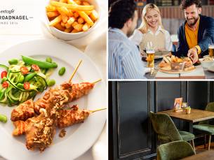 3-gangendiner Ã  la carte + mandje brood bij EetcafÃ© De Droadnagel