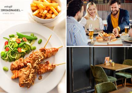 3-gangendiner Ã  la carte + mandje brood bij EetcafÃ© De Droadnagel