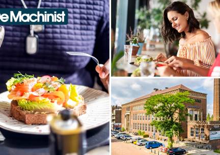 2-gangen keuzelunch bij De Machinist aan de haven van Rotterdam