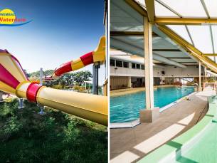 Entree voor Zwembad de Waterdam in Volendam