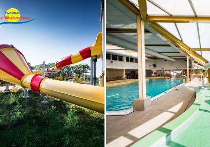 Entree voor Zwembad de Waterdam in Volendam