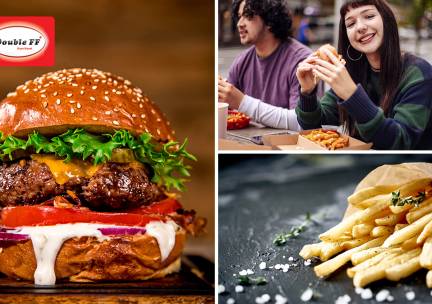 Burger + milkshake + friet + saus naar keuze voor dine-in of afhaal