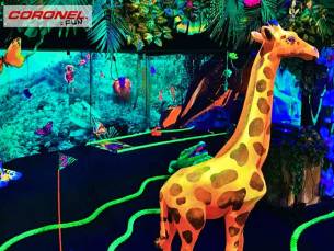 Glow in the Dark Midgetgolf bij Coronel