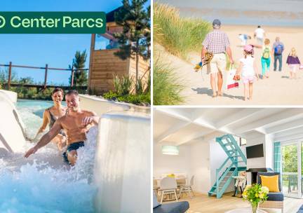 2, 3 of 4 overnachtingen voor 2 tot 6 in Center Parcs