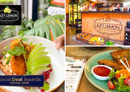 2-gangen keuzelunch bij Lazy Lemon
