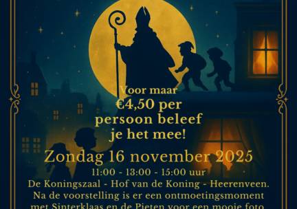 Hof van de Koning | Staff van Sint - De Grote Sinterklaasshow in Heerenveen