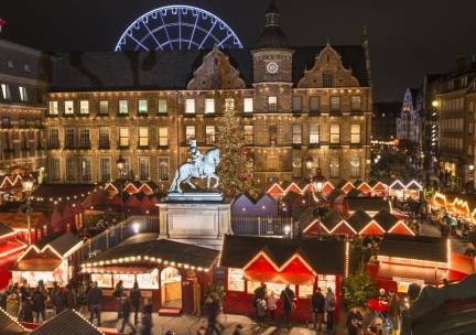 D&Uuml;SSELDORF KERSTDEAL!???? Kerstshoppen in D&uuml;sseldorf incl. luxe 4*-HILTON hotel, ontbijt + GRATIS parkeren