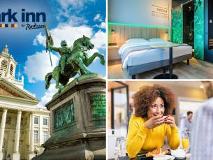 Overnachting voor 2 + ontbijt + late check-out in Brussel