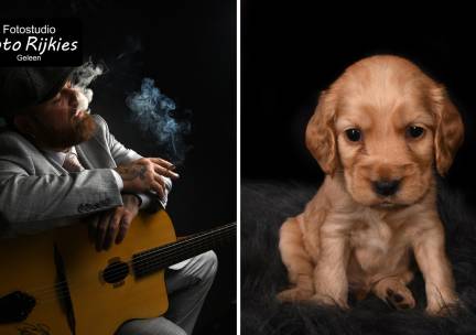 Studio shoot + 2 afgedrukte en 2 digitale foto's (1824 cm)