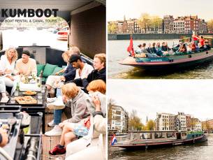 Rondvaart door Amsterdam (60 min) + evt. onbeperkt drankjes