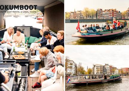 Rondvaart door Amsterdam (60 min) + evt. onbeperkt drankjes