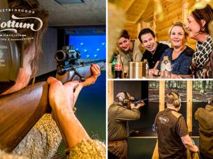 Funshooting (30 min, 1, 1,5 of 2 uur) + materiaal + uitleg + drankje