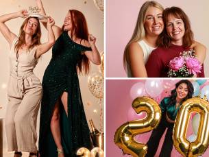 Verjaardag-, moeder/vaderdag- of iets te vieren-fotoshoot (max. 25 personen) + 2 foto's