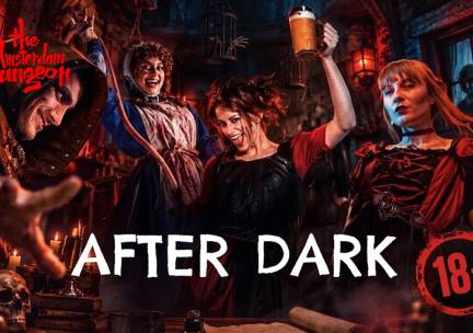 Entree voor unieke The Amsterdam Dungeon After Dark Experience + shotje (18+, ca. 60 min)