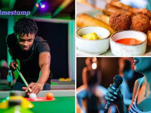 Karaoke + crazy pool met bitterballen (6 stuks)