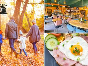 Wandelarrangement incl. koffie met gebak + lunch bij Perron Neuf