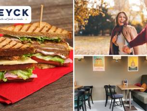 Wandelarrangement incl. koffie met gebak en 2-gangenlunch bij Grand CafÃ© Reyck