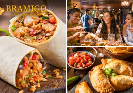 3-gangenproeverij bij Tex-Mex Restaurant Bramigo