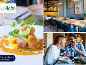 3- of 4-gangendiner van de chef + mandje brood bij Brasserie Ut Hert