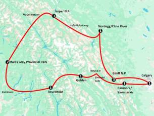 Canadian Rocky Mountains (15 dagen)