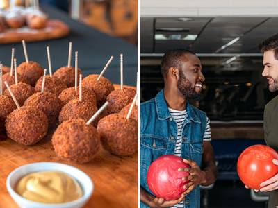 1 uur bowlen (2-10 personen) + bitterballen
