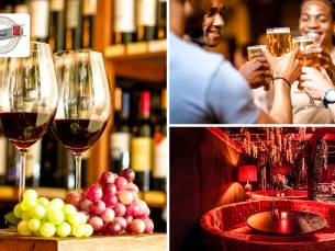 High wine of high beer + borrelplank bij GrandcafÃ© Het Oude Postkantoor