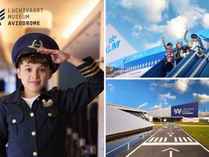 Entree voor Luchtvaartmuseum Aviodrome